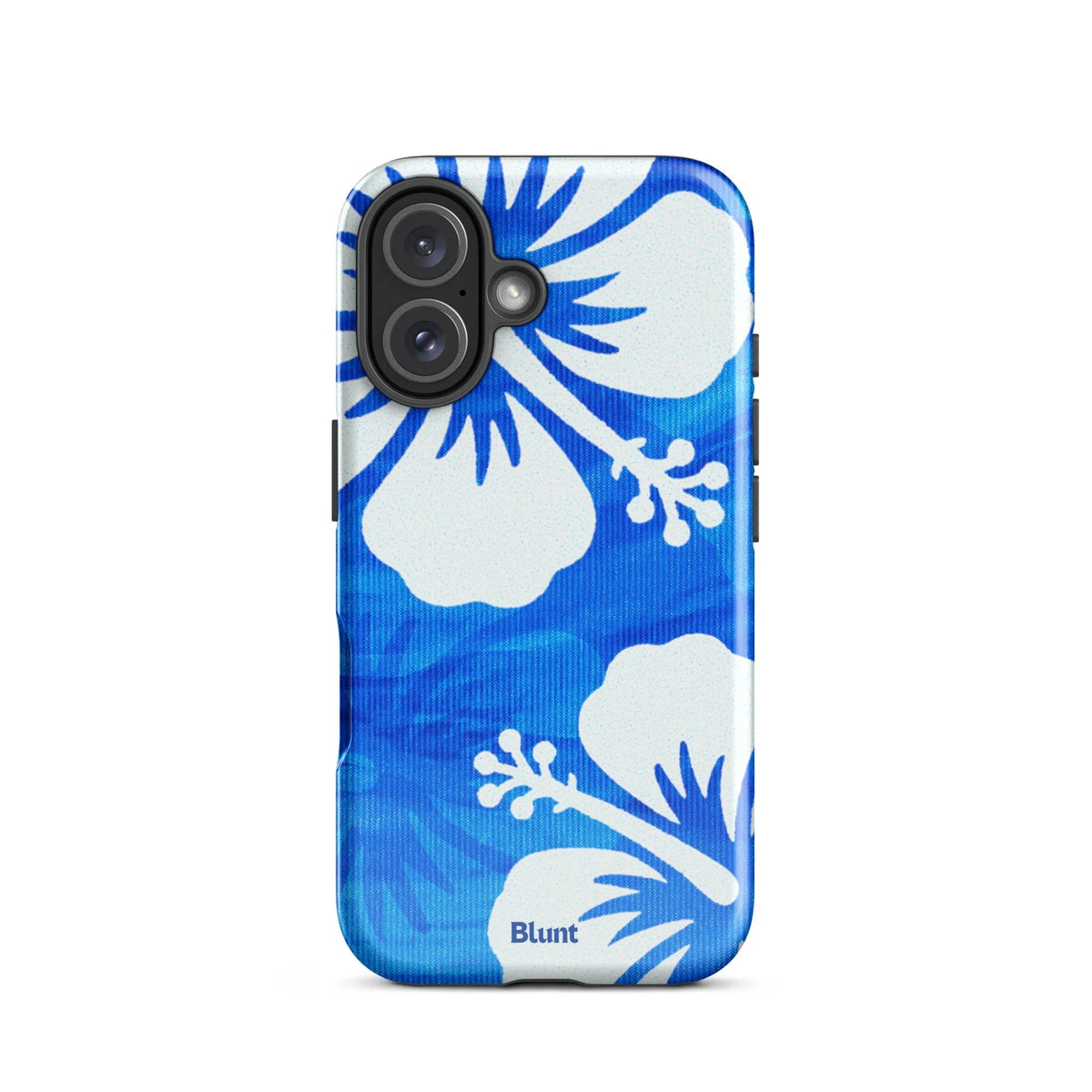 Blue Hibiscus iPhone Case