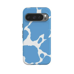 Current MOOd | Light Blue Cow Print Google Pixel Case