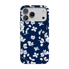 Floral Forest | Navy Cherry Blossom Floral Case