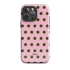 Blush Polka iPhone Case