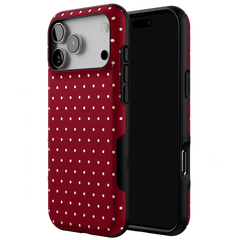 On the Dot | Maroon Polka Dot Case