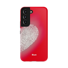 Heart Print Red Samsung Case