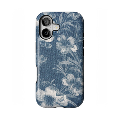 Denim Bloom iPhone Case
