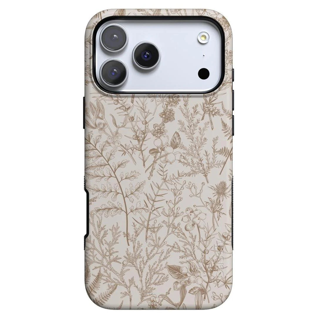 Beige Garden | Neutral Floral Case