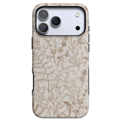 Beige Garden | Neutral Floral Case