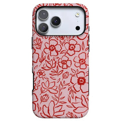 Blush Garden | Floral Doodle Case