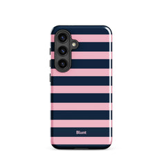 Blueberry Blush Stripe Samsung Case