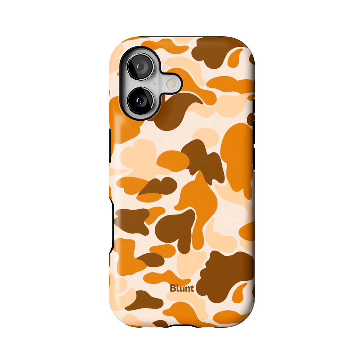 Orange Camo iPhone Case