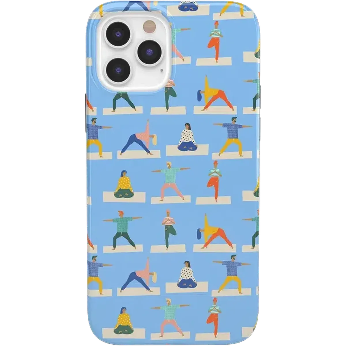 Go with the Flow | Light Blue Yoga Case
