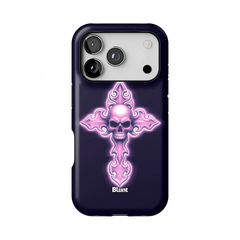 Neon Cross iPhone Case