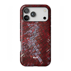 Crimson Scale iPhone Case