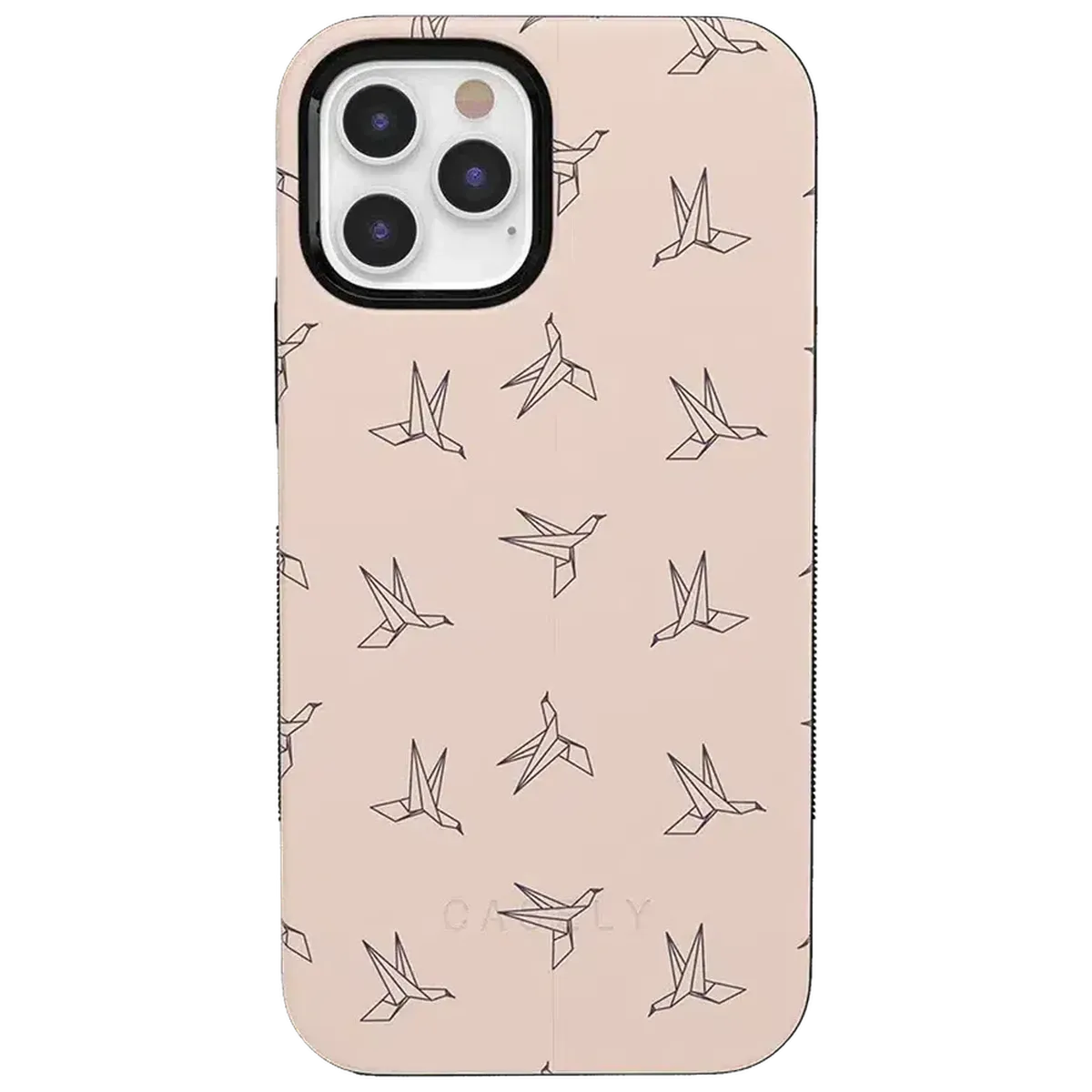 Paper Crane Origami | Beige Pattern