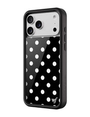 Polka Dot | Black and White iPhone Case