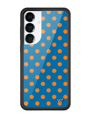 Polka Dot | Blue and Orange Samsung Galaxy Case