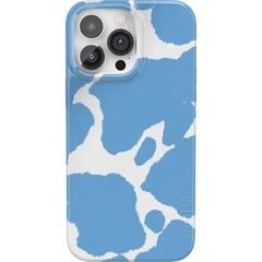 Current MOOd | Light Blue Cow Print Case