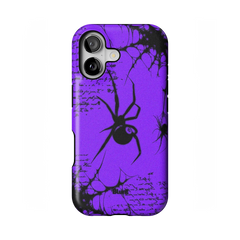 Violet Script iPhone Case