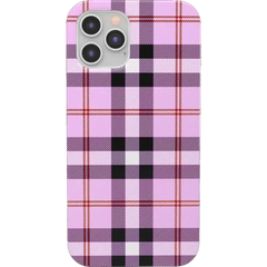 As if! | Light Purple Plaid Case