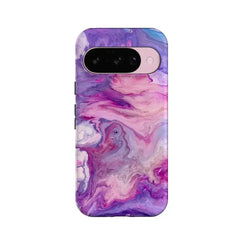 Tie Dying Over You | Purple Marble Google Pixel Case