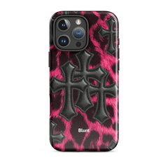 Leopard Cross iPhone Case