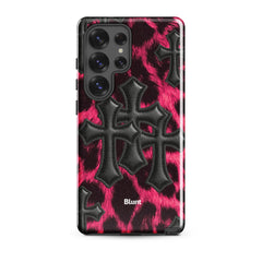 Leopard Cross Samsung Case