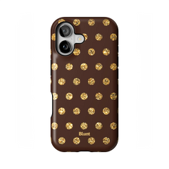 Gold Polka iPhone Case