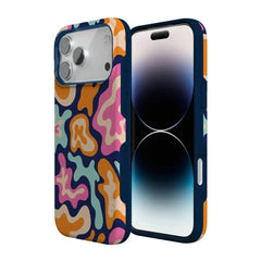 Midnight Color Splash | Abstract Retro Case