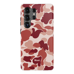 Reddish Camo Samsung Case