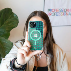 Happily Houndstooth MagSafe® Compatible iPhone Case