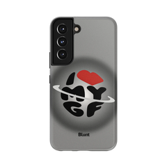 Grey Aura Girlfriend Samsung Case