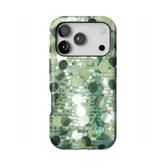 Sage Glitz iPhone Case