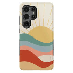 Here Comes the Sun | Colorblock Sunset Samsung Case