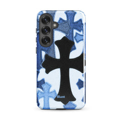 Denim Cross Samsung Case