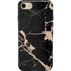 Hidden Gem | Rose Gold and Black Marble Case