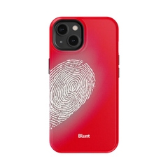 Heart Print Red iPhone Case