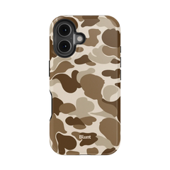 Brown Camo iPhone Case