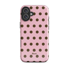 Blush Polka iPhone Case