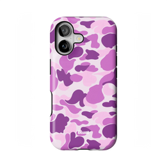 Purple Camo iPhone Case