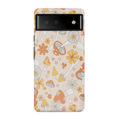 Mushroom Magic | Retro Floral Google Pixel Case