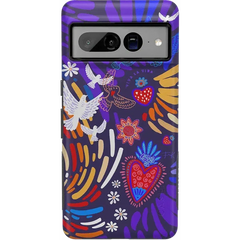 Viva La Vida | Frida Kahlo Collage Floral Google Pixel Case