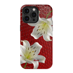 Crimson Lily iPhone Case