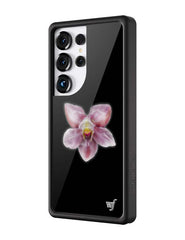 Orchid | Black Samsung Galaxy Case