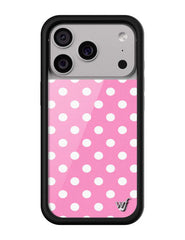 Polka Dot | Pink and White iPhone Case