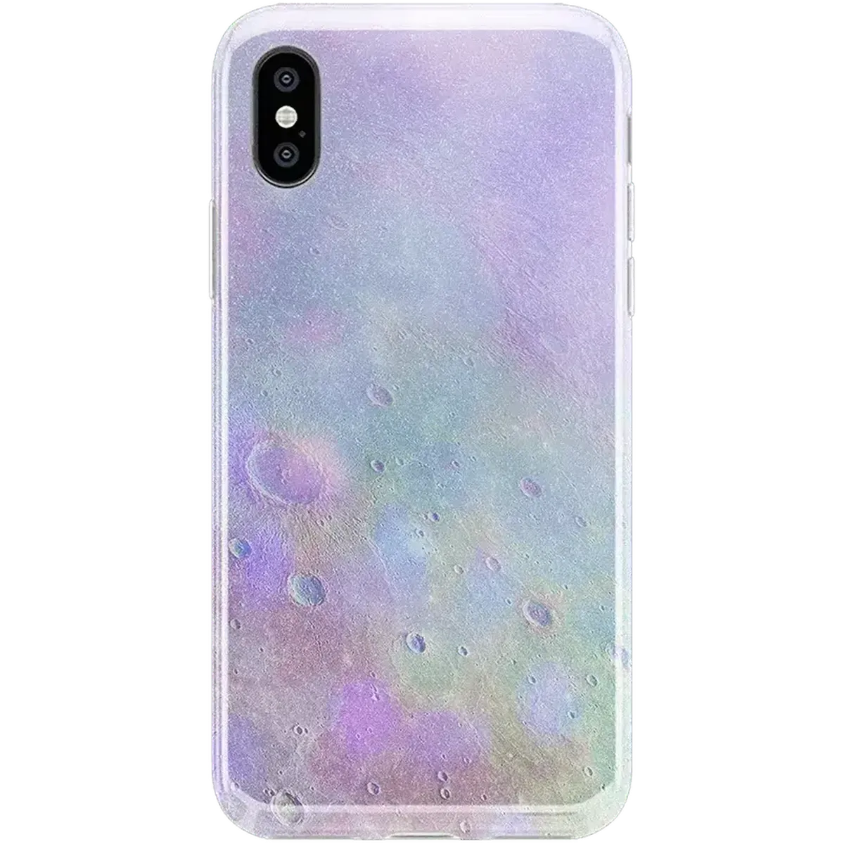 Over the Moon | Pastel Marble Moon Case