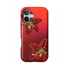 Scarlet Petals iPhone Case