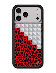 Red Meow Stud iPhone Case