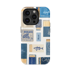 Teal flame iPhone Case