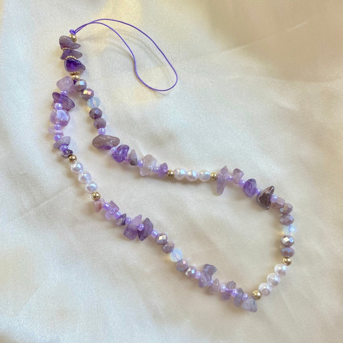Amethyst Phone Charm