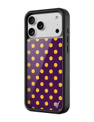 Polka Dot | Purple and Yellow iPhone Case