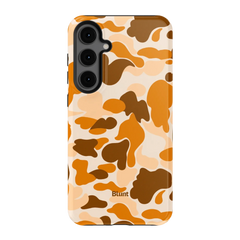 Orange Camo Samsung Case