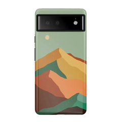Endless Peaks | Colorblock Mountain Google Pixel Case